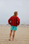 Trash Crew Neck Sweatshirt - Runner Red