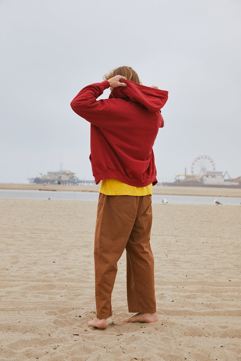 Trash Zip Hoodie - Runner Red