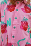 Snazzberry Tropical Button up