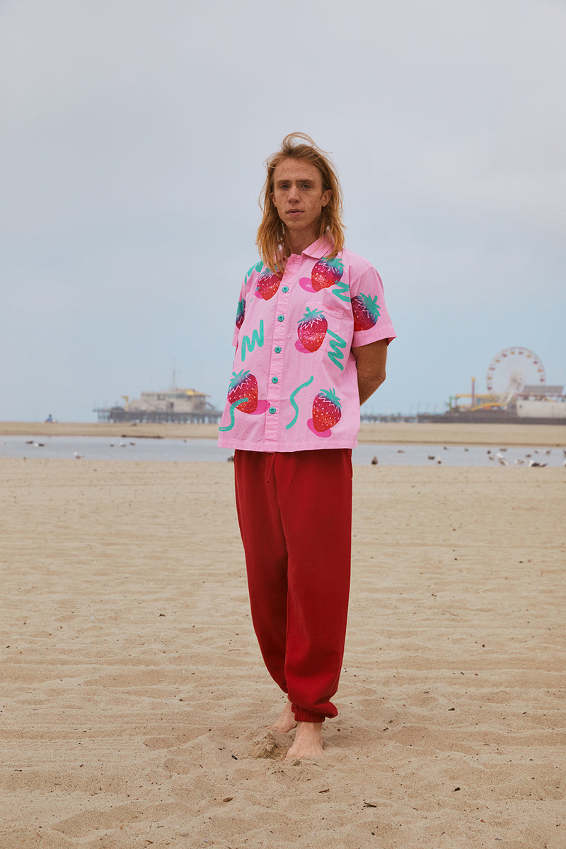 Snazzberry Tropical Button up