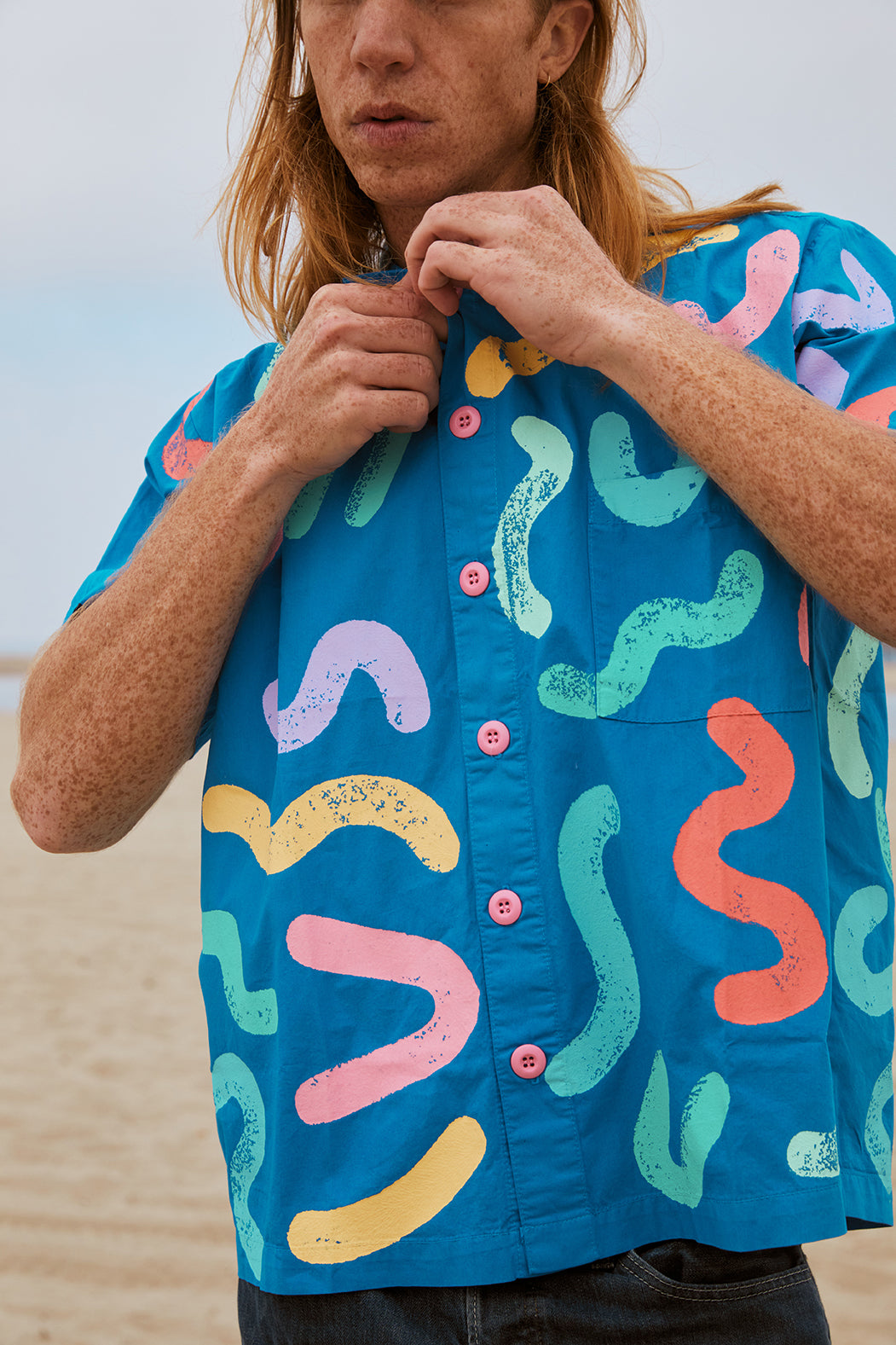 Wobble Tropical Button up