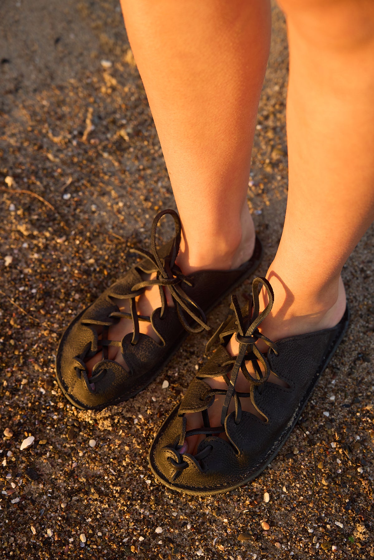 Ghillie Sandal Slide - Black