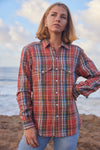 Richter Goods - Dobby Shirt - Red Plaid