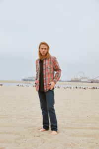 Richter Goods - Dobby Shirt - Red Plaid