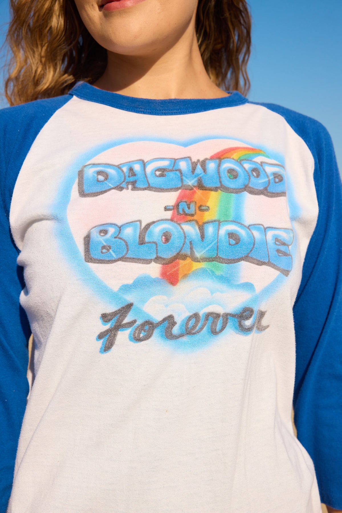 Vintage Dagwood Airbrush Raglan